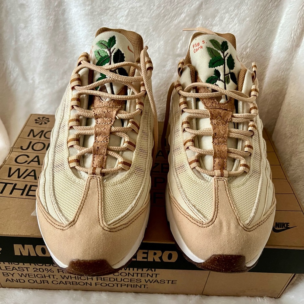 2021 Nike Air Max 95 SE Shoe - “Cork” Coconut Milk/Sesame/Wheat/Sienna